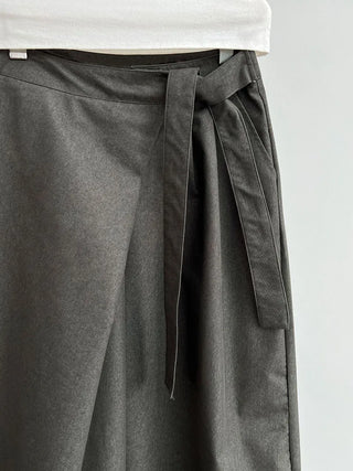 asymmetric wide pants
