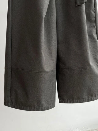 asymmetric wide pants