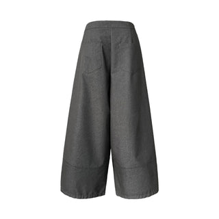 asymmetric wide pants