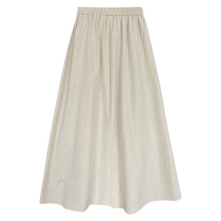 elastic A-line skirt
