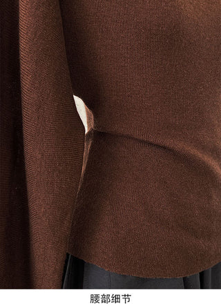slim shoulder sweater