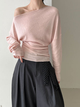 slim shoulder sweater