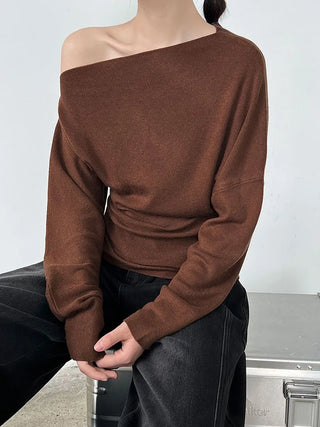 slim shoulder sweater