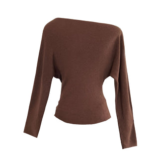 slim shoulder sweater
