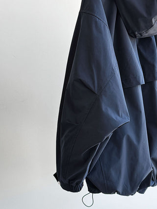 hooded shell jacket