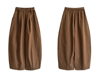 lace-up balloon pants
