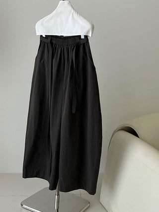 lace-up balloon pants