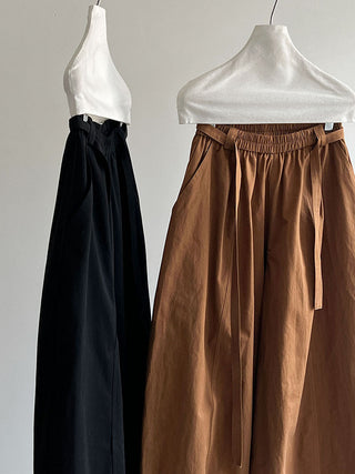 lace-up balloon pants