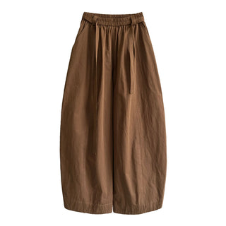 lace-up balloon pants
