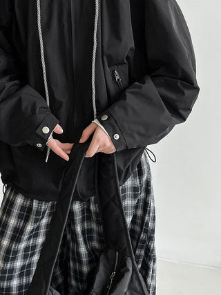 hooded shell jacket