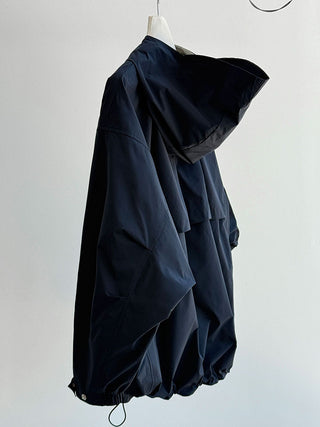 hooded shell jacket