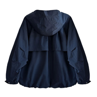 hooded shell jacket