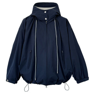 hooded shell jacket