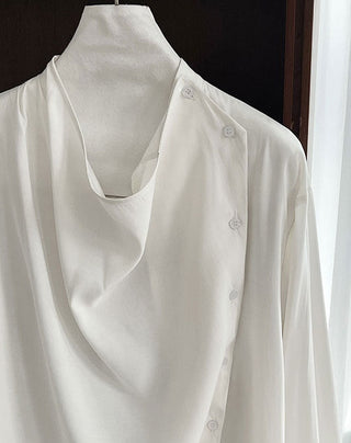 lace-up small shirt