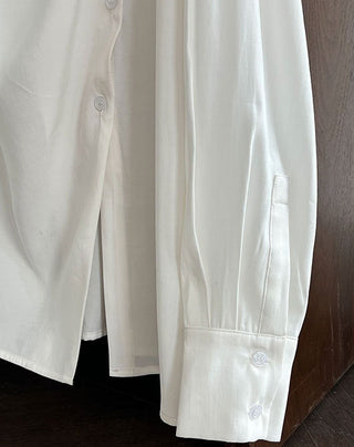 lace-up small shirt