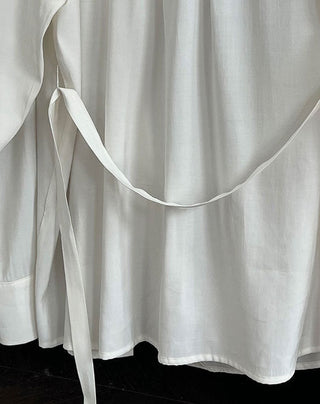 lace-up small shirt