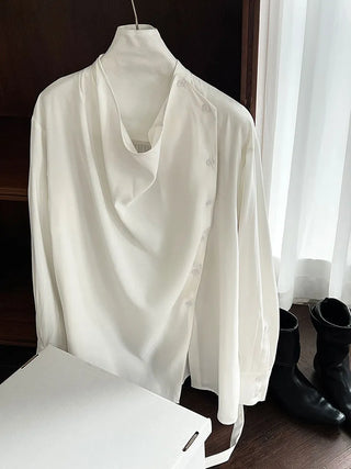 lace-up small shirt