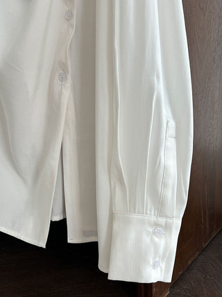 lace-up small shirt