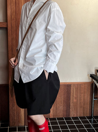 stand collar blouse