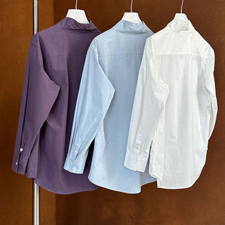 stand collar blouse