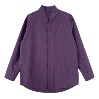 stand collar blouse