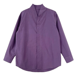 stand collar blouse