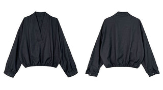 V-neck loose shirt