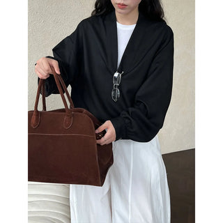 V-neck loose shirt