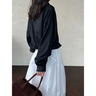 V-neck loose shirt