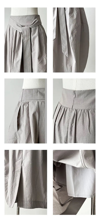 bud lace-up skirt