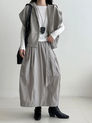 bud lace-up skirt