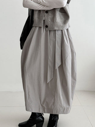 bud lace-up skirt