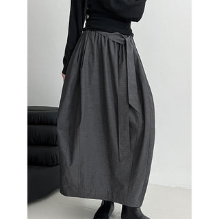 bud lace-up skirt