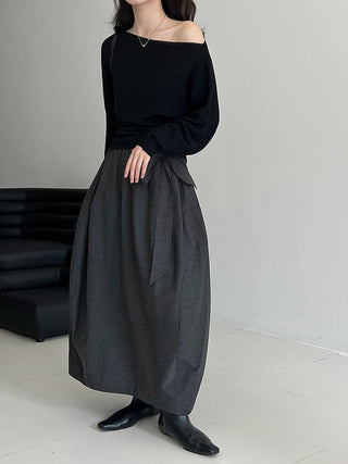 bud lace-up skirt