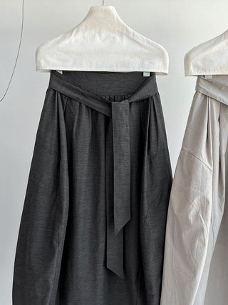 bud lace-up skirt