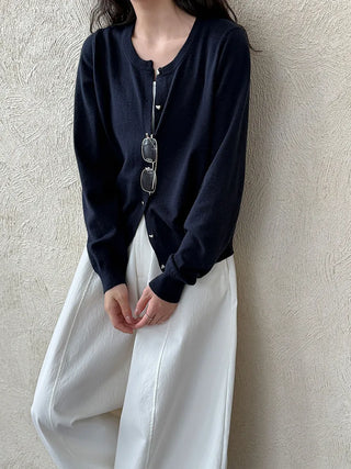 button sweater