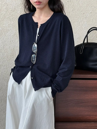 button sweater