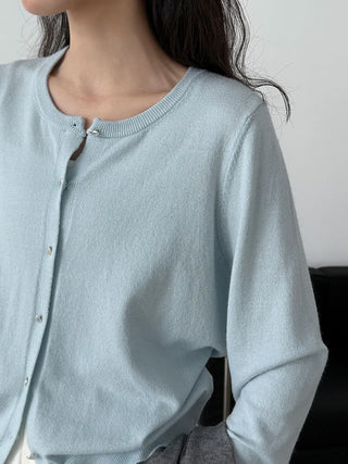 button sweater