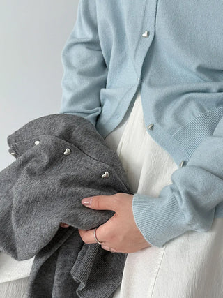 button sweater