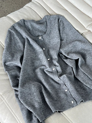button sweater