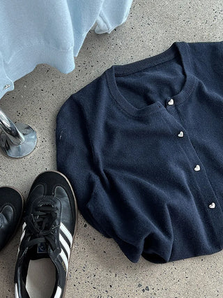 button sweater
