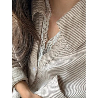 lace stitch shirt