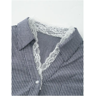 lace stitch shirt