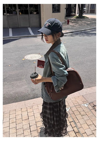 leather patchwork jacket