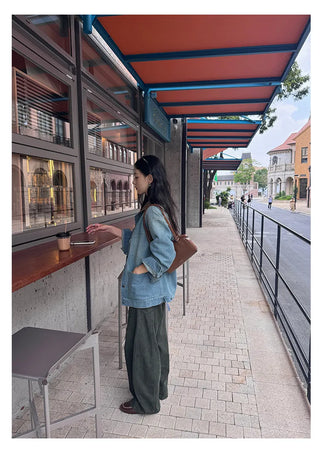 leather patchwork jacket