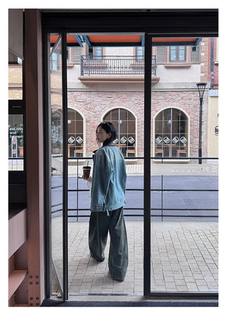 leather patchwork jacket