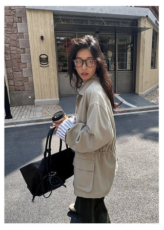 workwear trench coat