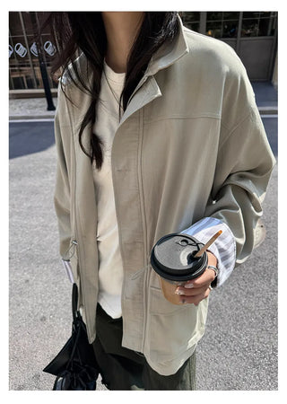 workwear trench coat