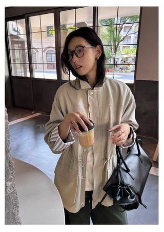 workwear trench coat