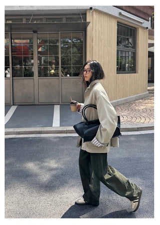 workwear trench coat